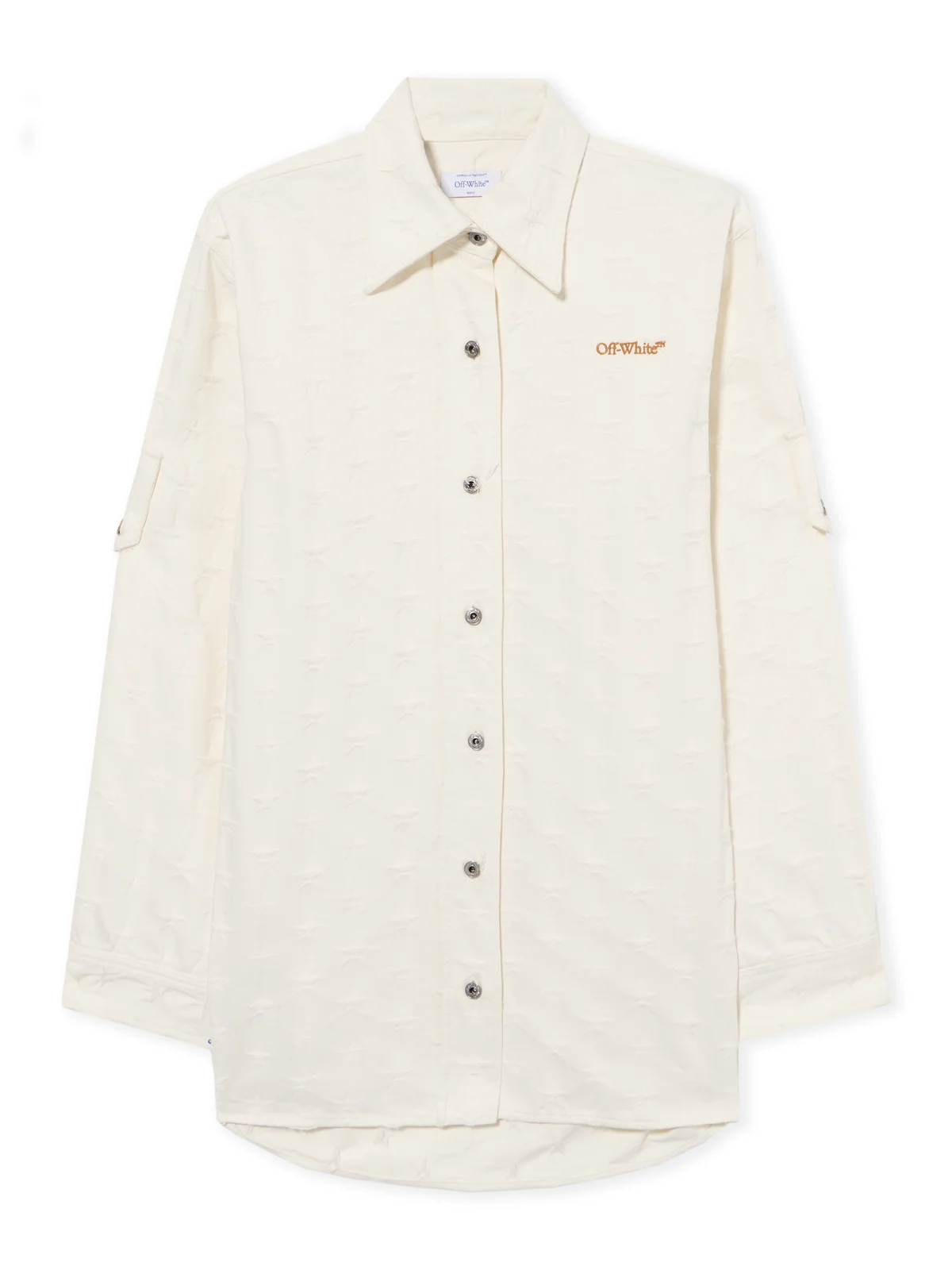 Off-White Star Jacquard Denim Shirt Jacket