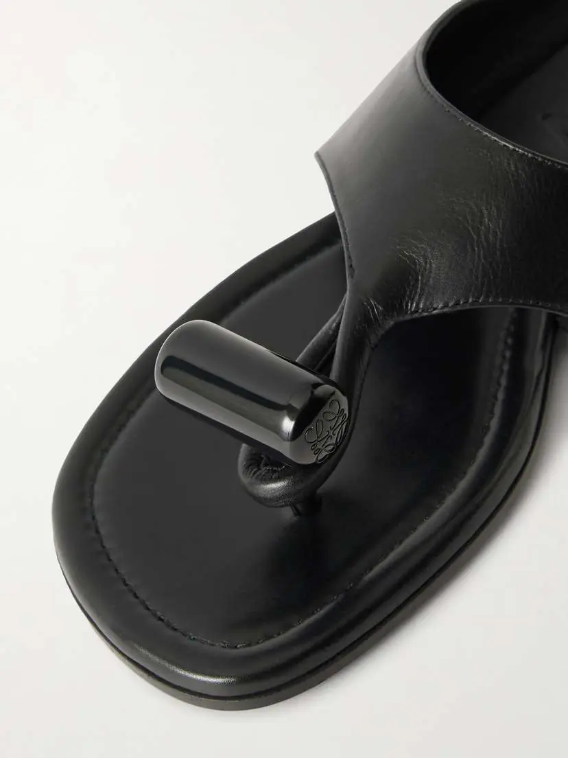 Loewe Toggle Leather Slides | Thumbnail 5