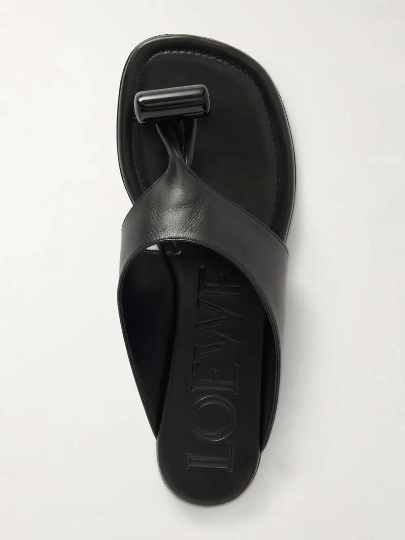Loewe Toggle Leather Slides | Thumbnail 6