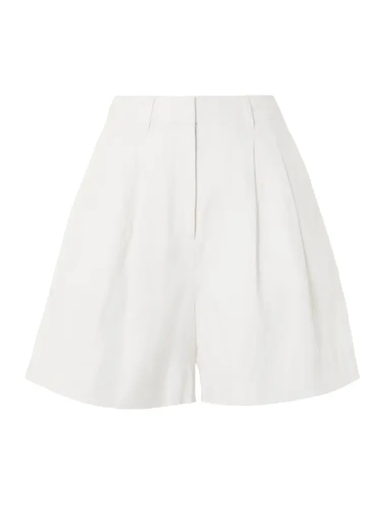 Posse Marchello Pleated Linen Shorts | Image 1 Posse Marchello Pleated Linen Shorts | Image 1