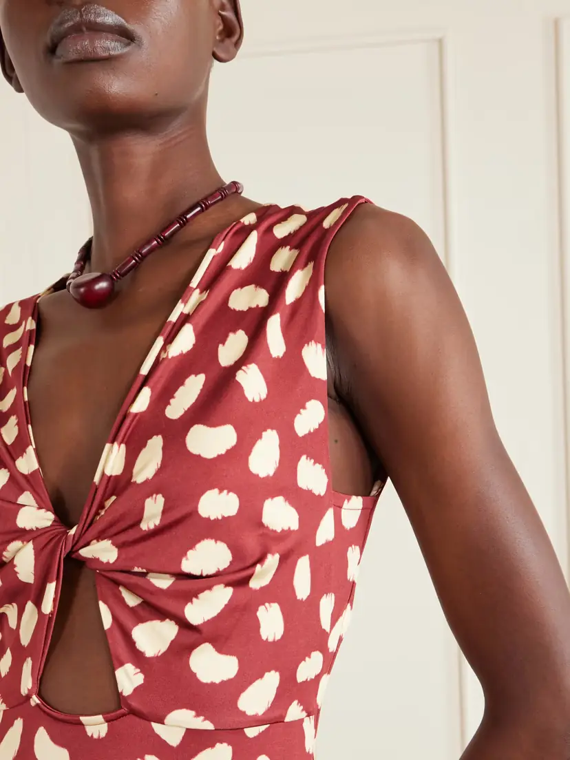Johanna Ortiz Horizonte Mistico Cutout Printed Jersey Midi Dress | Thumbnail 4 Johanna Ortiz Horizonte Mistico Cutout Printed Jersey Midi Dress | Thumbnail 4