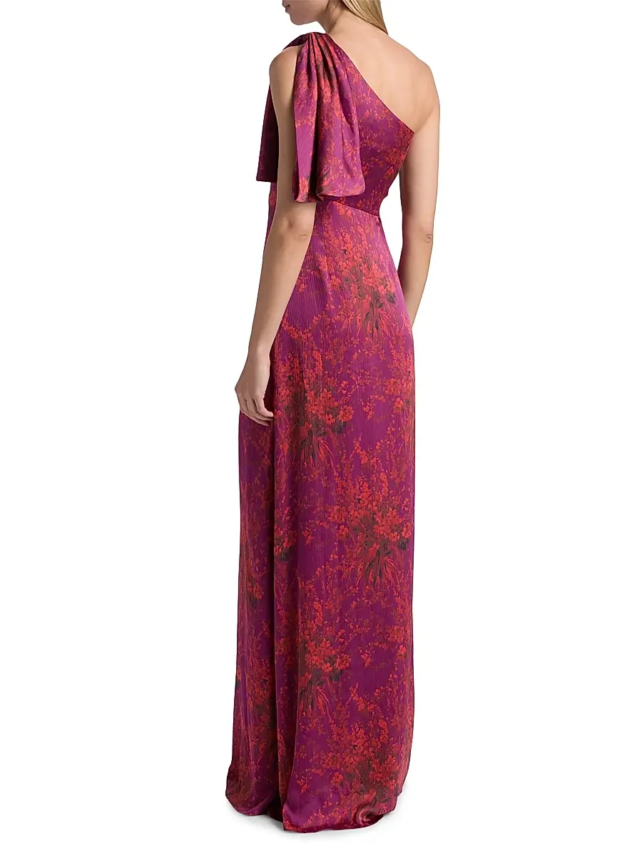 SACHIN & BABI Women's Chelsea Floral One-Shoulder Gown | Thumbnail 5