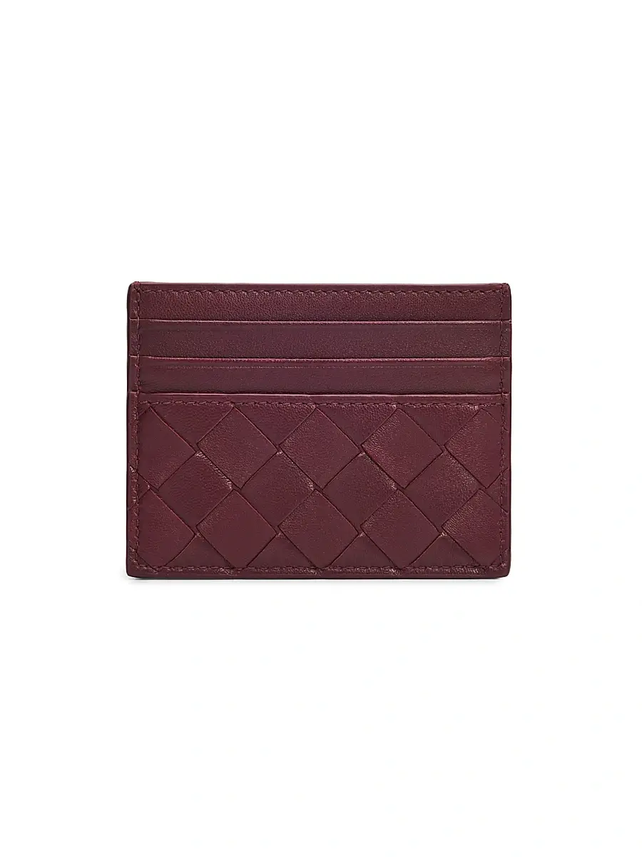 Bottega Veneta Women's Intrecciato Leather Card Case | Thumbnail 2 Bottega Veneta Women's Intrecciato Leather Card Case | Thumbnail 2