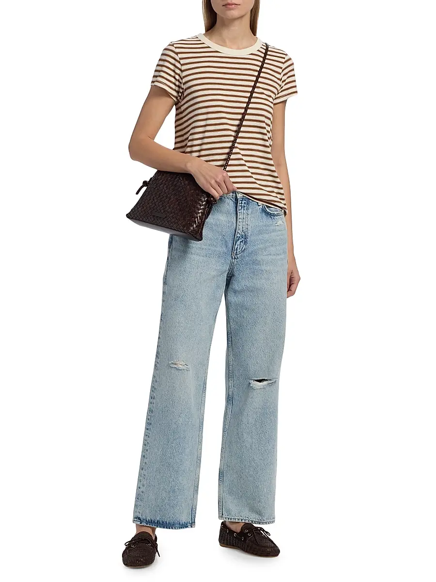 rag & bone Women's Shea High-Rise Relaxed Straight Jeans | Thumbnail 2