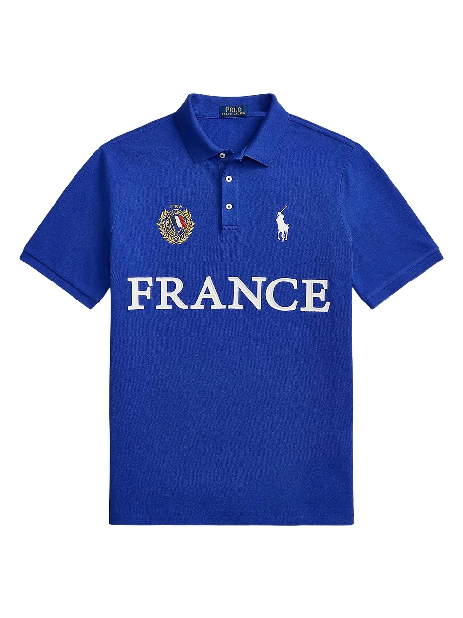 Men's France Knit Cotton Polo Shirt