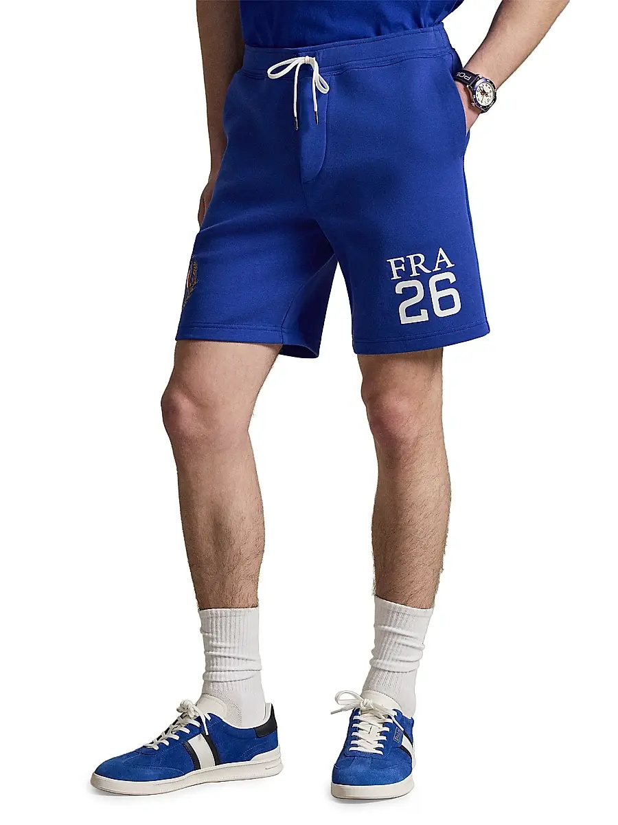 Polo Ralph Lauren Men's France Double-Knit Tech Shorts | Thumbnail 3 Polo Ralph Lauren Men's France Double-Knit Tech Shorts | Thumbnail 3