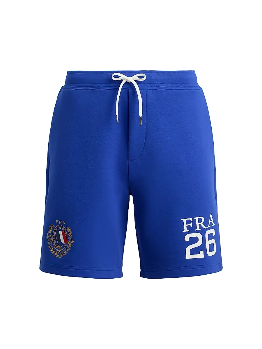 Polo Ralph Lauren Men's France Double-Knit Tech Shorts - Cruise Royal - Size XXL | Image 1 Polo Ralph Lauren Men's France Double-Knit Tech Shorts - Cruise Royal - Size XXL | Image 1