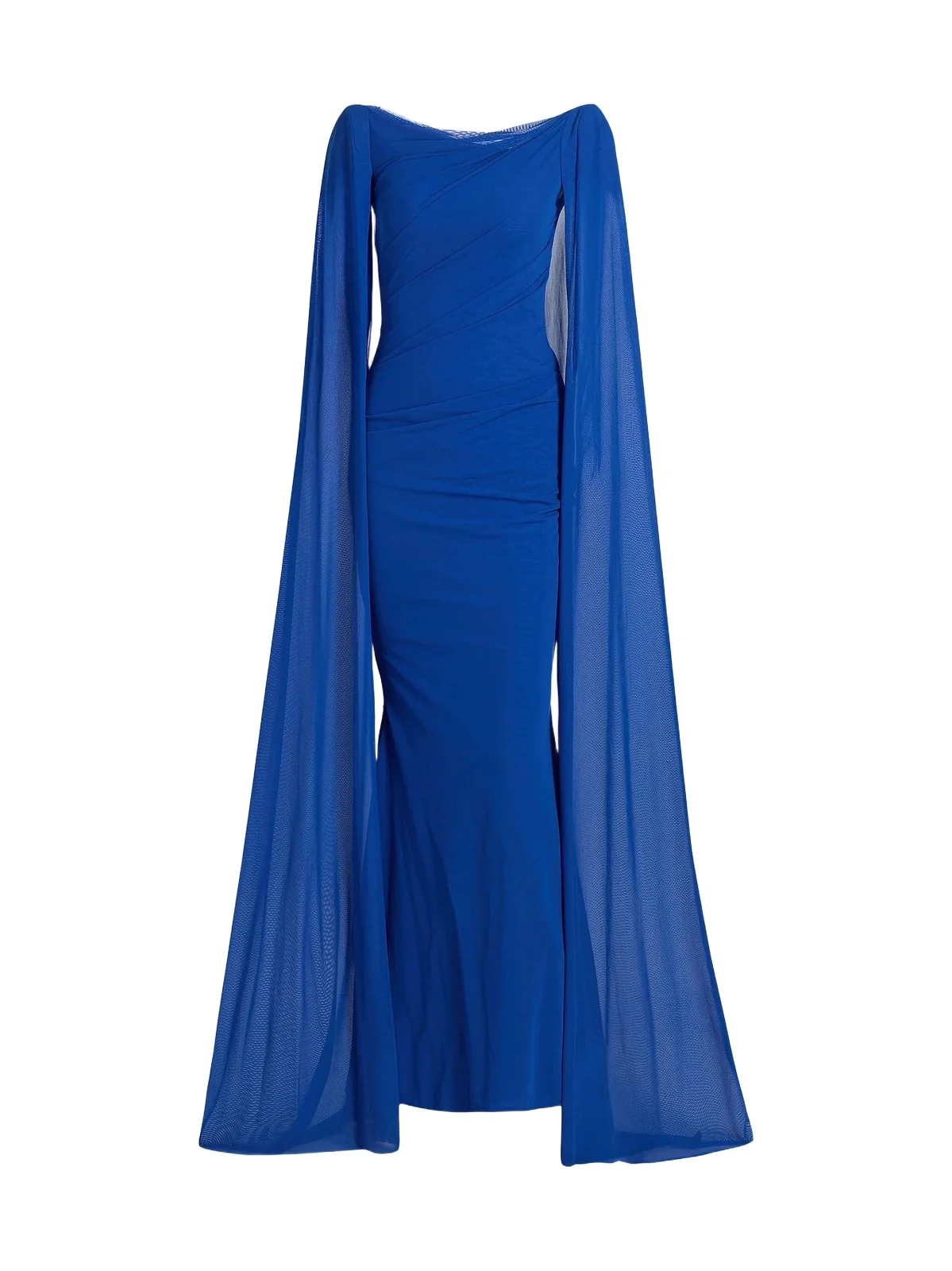 Women's Chiffon Cape-Sleeve Sheath Gown Women's Chiffon Cape-Sleeve Sheath Gown