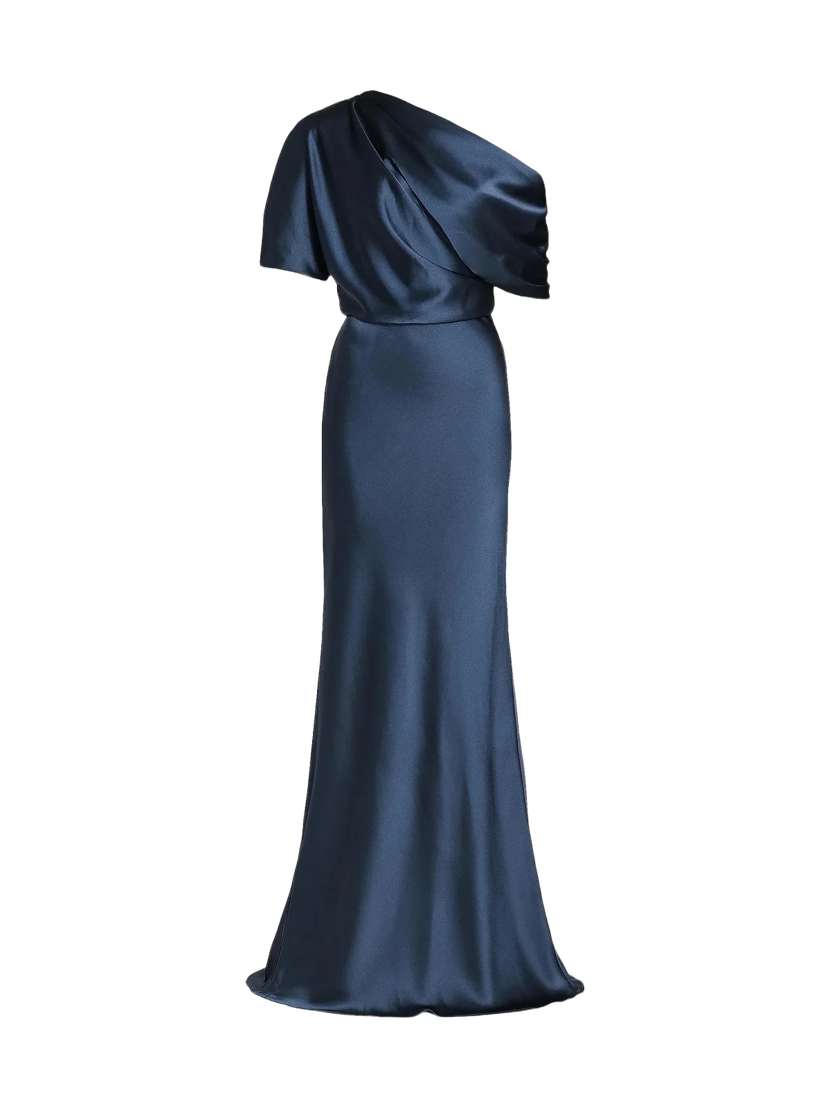 Women's Satin One-Shoulder Gown Women's Satin One-Shoulder Gown