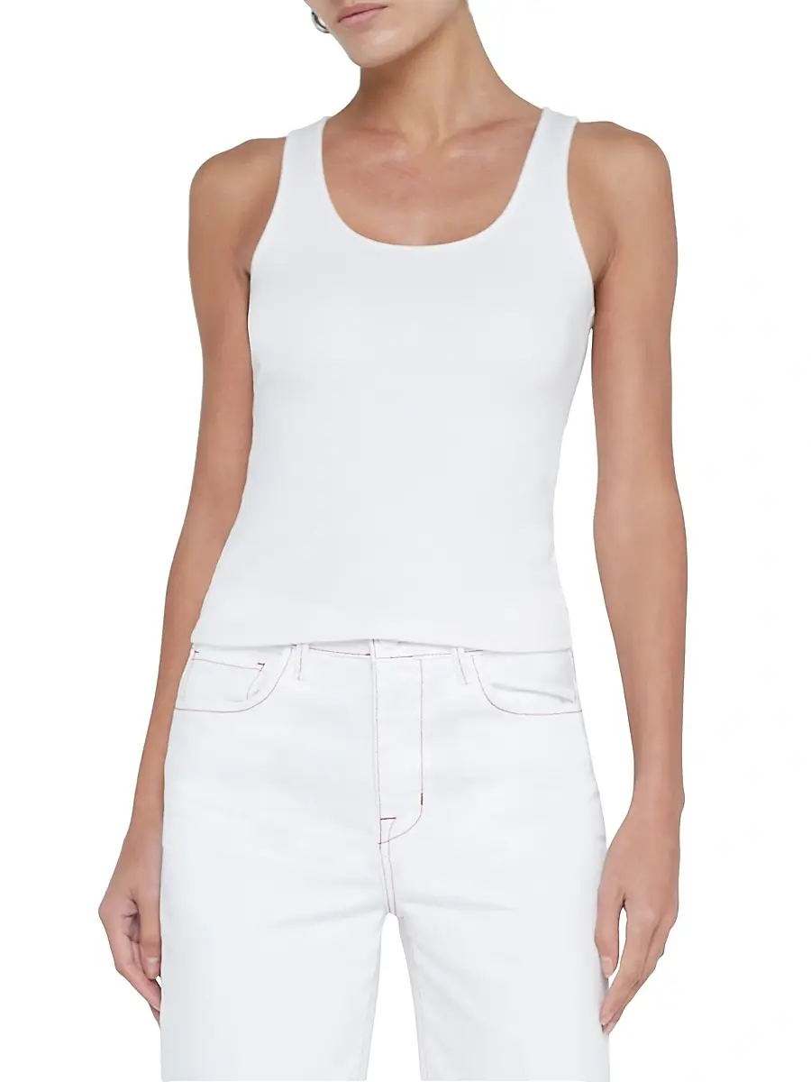 L'Agence Women's Adira Rib-Knit Tank | Thumbnail 3 L'Agence Women's Adira Rib-Knit Tank | Thumbnail 3