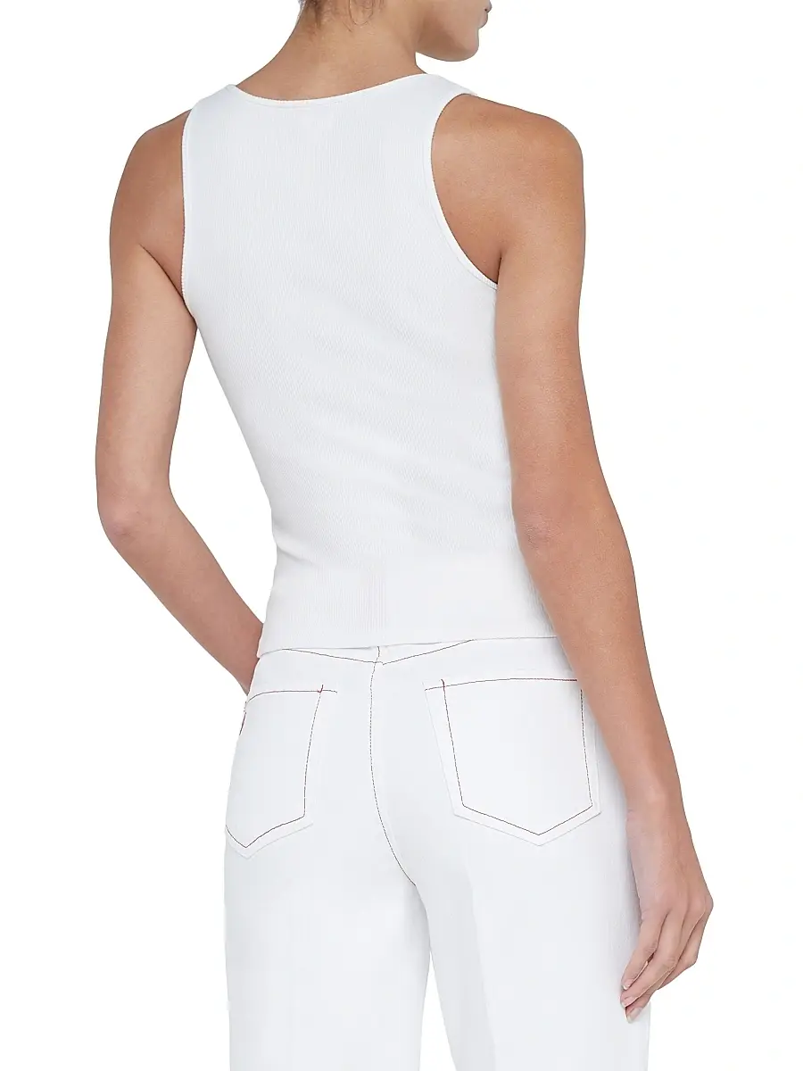 L'Agence Women's Adira Rib-Knit Tank | Thumbnail 5 L'Agence Women's Adira Rib-Knit Tank | Thumbnail 5