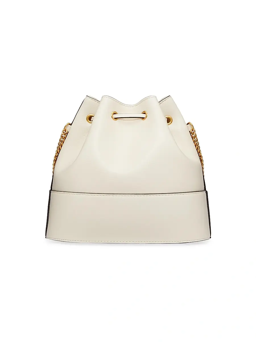 Valentino Women's Mini Bucket Bag in Nappa with Vlogo Signature Chain | Thumbnail 4