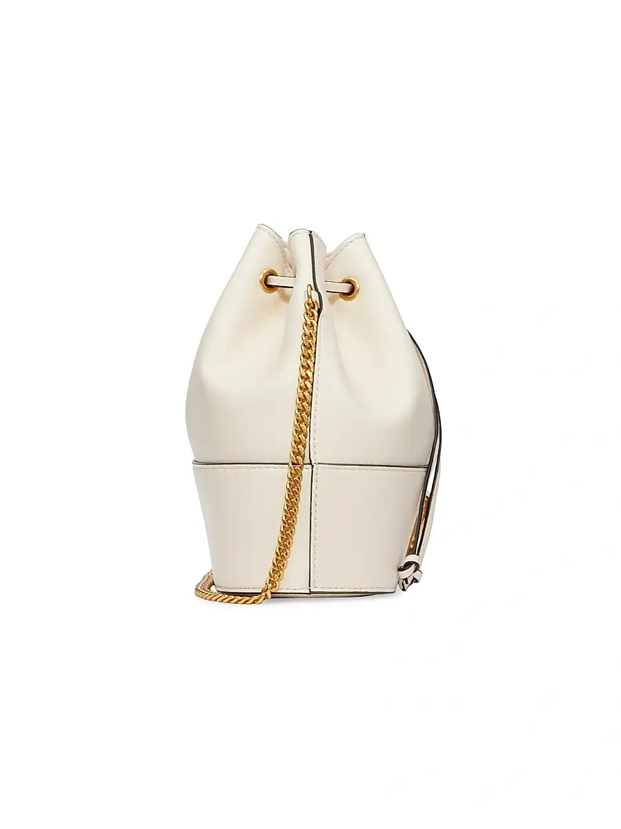 Valentino Women's Mini Bucket Bag in Nappa with Vlogo Signature Chain | Thumbnail 5