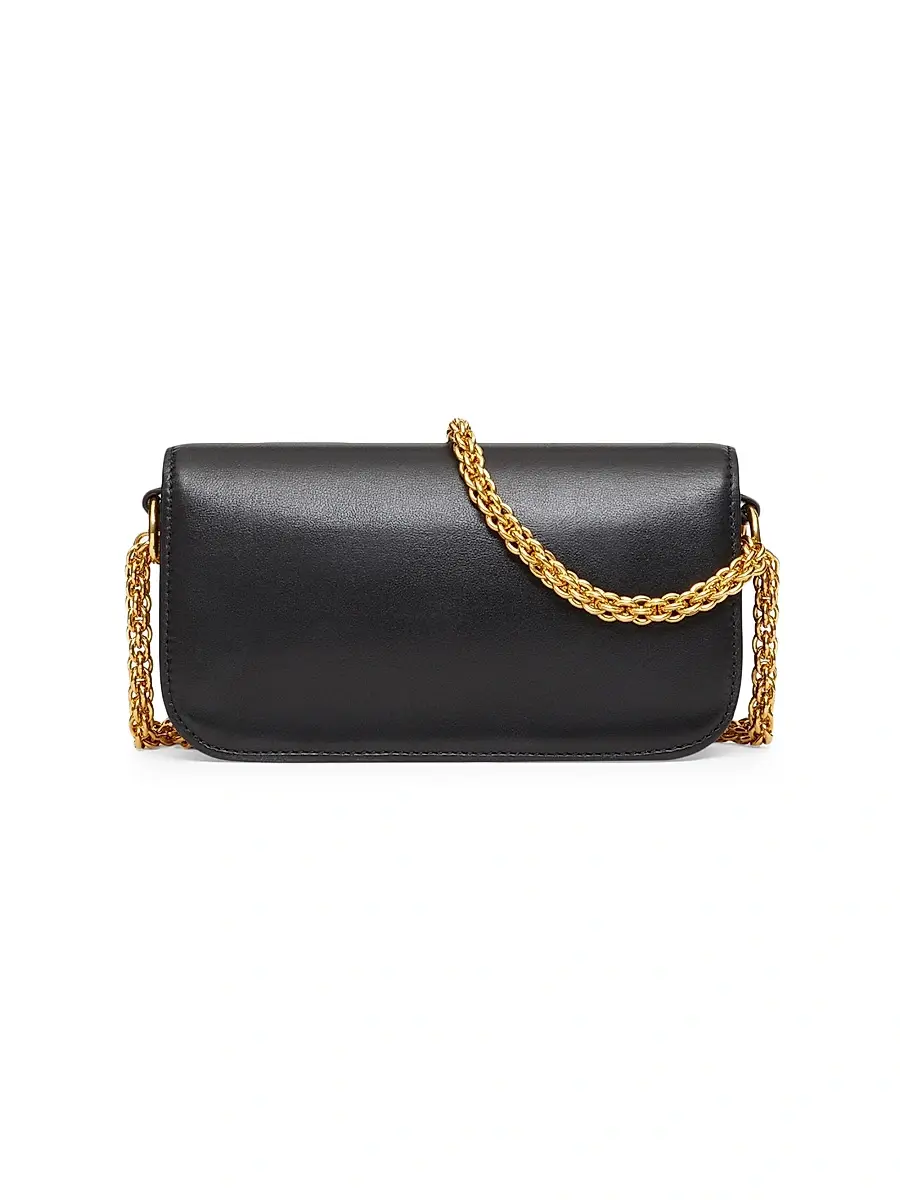 Valentino Women's Locò Small Shoulder Bag in Calfskin - Black | Thumbnail 5 Valentino Women's Locò Small Shoulder Bag in Calfskin - Black | Thumbnail 5