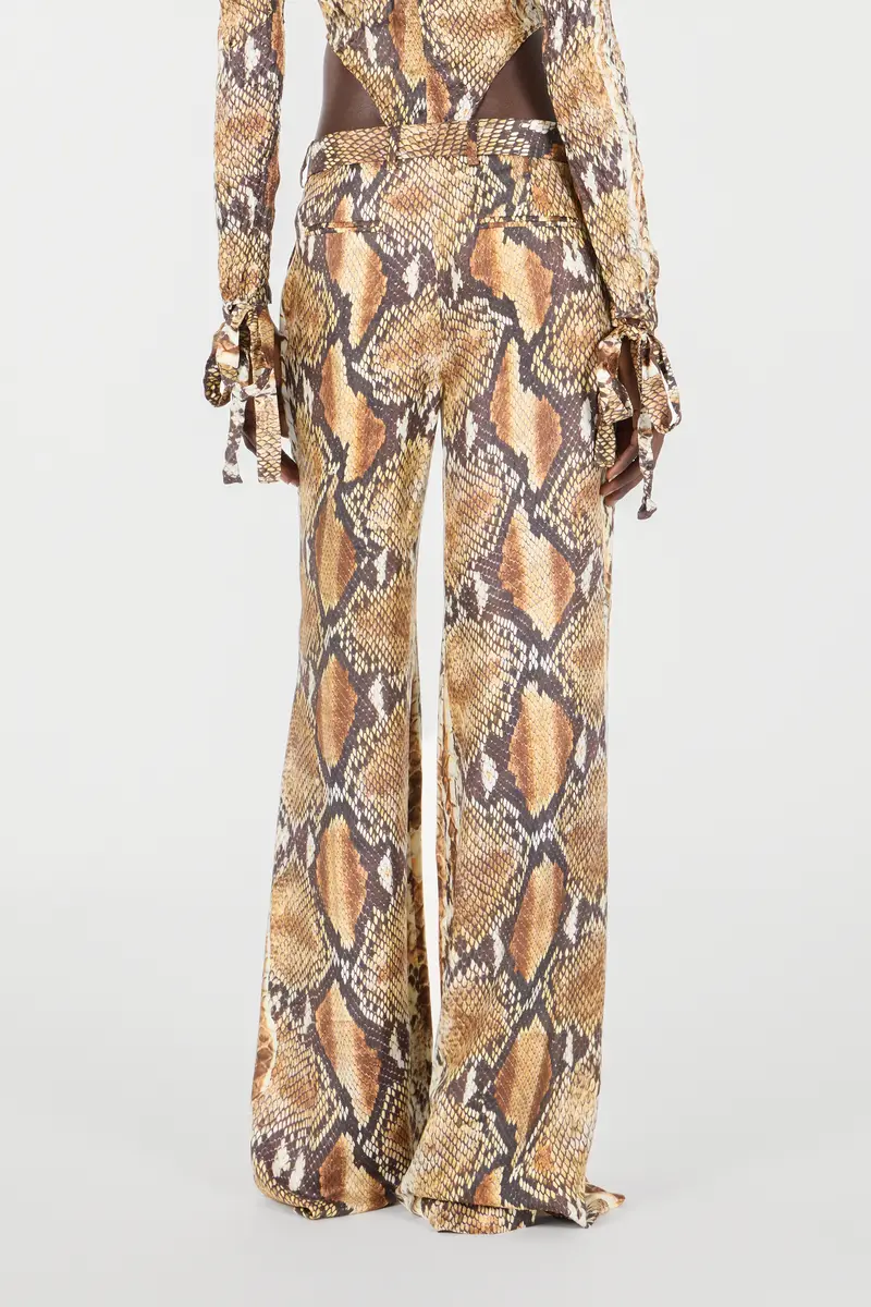 Roberto Cavalli Python Print Trousers | Thumbnail 3 Roberto Cavalli Python Print Trousers | Thumbnail 3