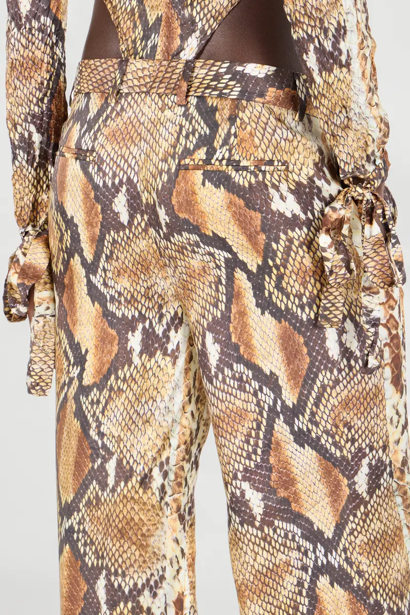 Roberto Cavalli Python Print Trousers | Thumbnail 5 Roberto Cavalli Python Print Trousers | Thumbnail 5