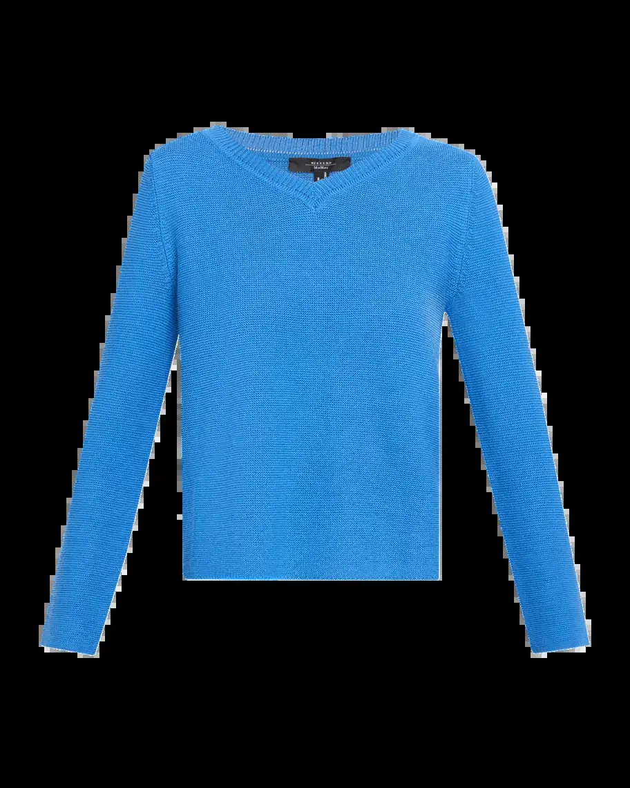 Weekend Max Mara V-Neck Cotton Knit Sweater | Thumbnail 5 Weekend Max Mara V-Neck Cotton Knit Sweater | Thumbnail 5