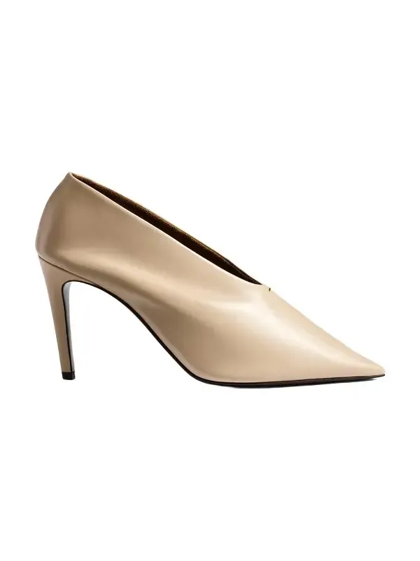 Miriam Pump In Nude Glazed Leather Miriam Pump In Nude Glazed Leather