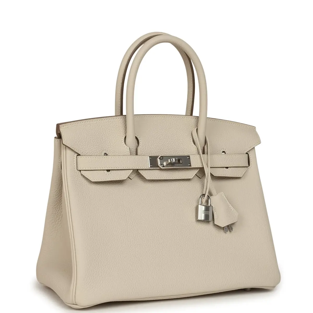 HERMÈS Hermes Birkin 30 Craie Togo Palladium Hardware | Thumbnail 2 HERMÈS Hermes Birkin 30 Craie Togo Palladium Hardware | Thumbnail 2