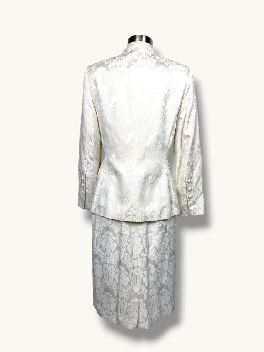 Jen Wonders Studio Ivory Jacquard Skirt Suit | Thumbnail 13 Jen Wonders Studio Ivory Jacquard Skirt Suit | Thumbnail 13