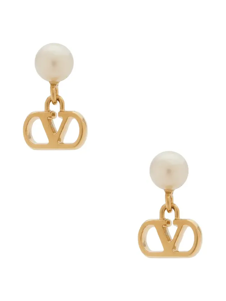 Vlogo Signature Pearl Earrings Vlogo Signature Pearl Earrings