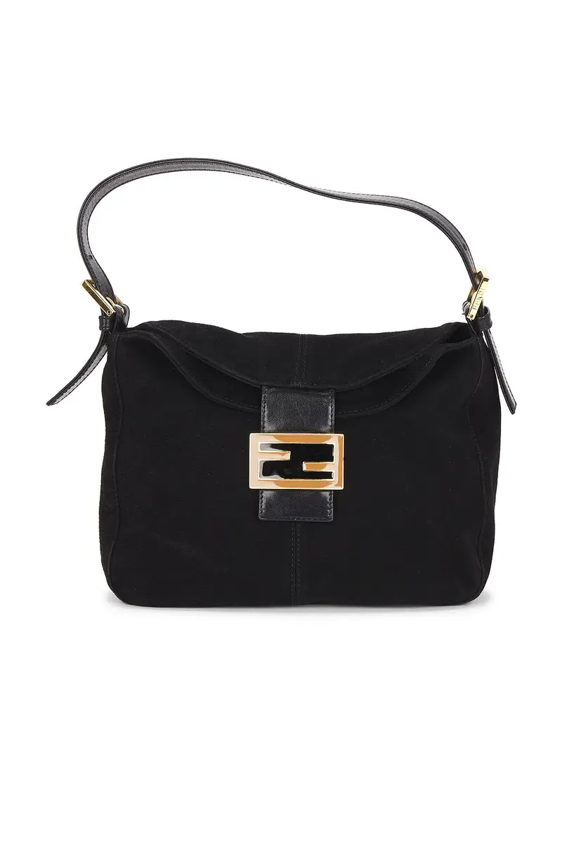 Fendi Suede Mama Baguette Shoulder Bag | Image 1 Fendi Suede Mama Baguette Shoulder Bag | Image 1