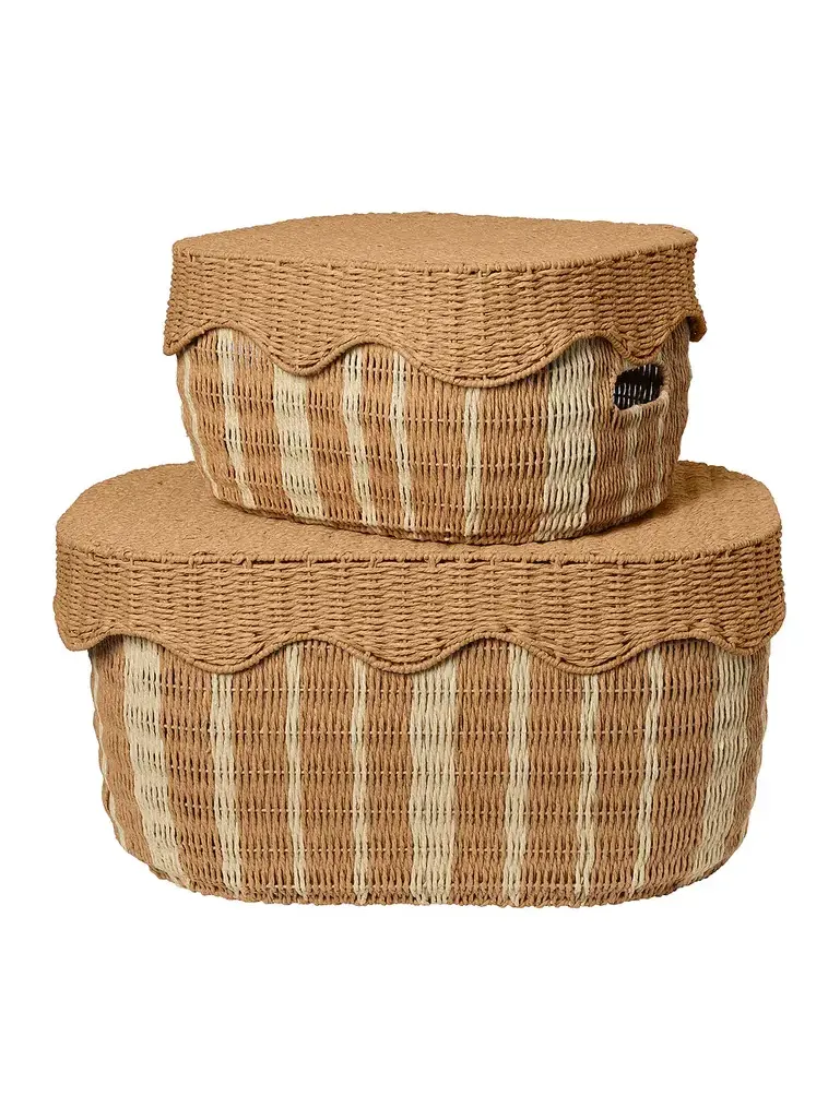 FERM LIVING Rivan Storage Baskets Set Of 2