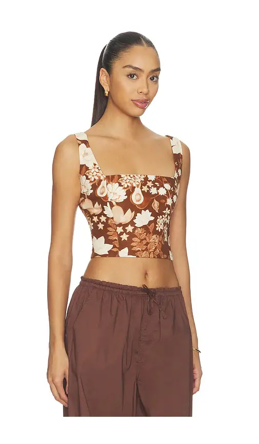 VERANDAH Square Neck Crop Blouse | Thumbnail 2 VERANDAH Square Neck Crop Blouse | Thumbnail 2