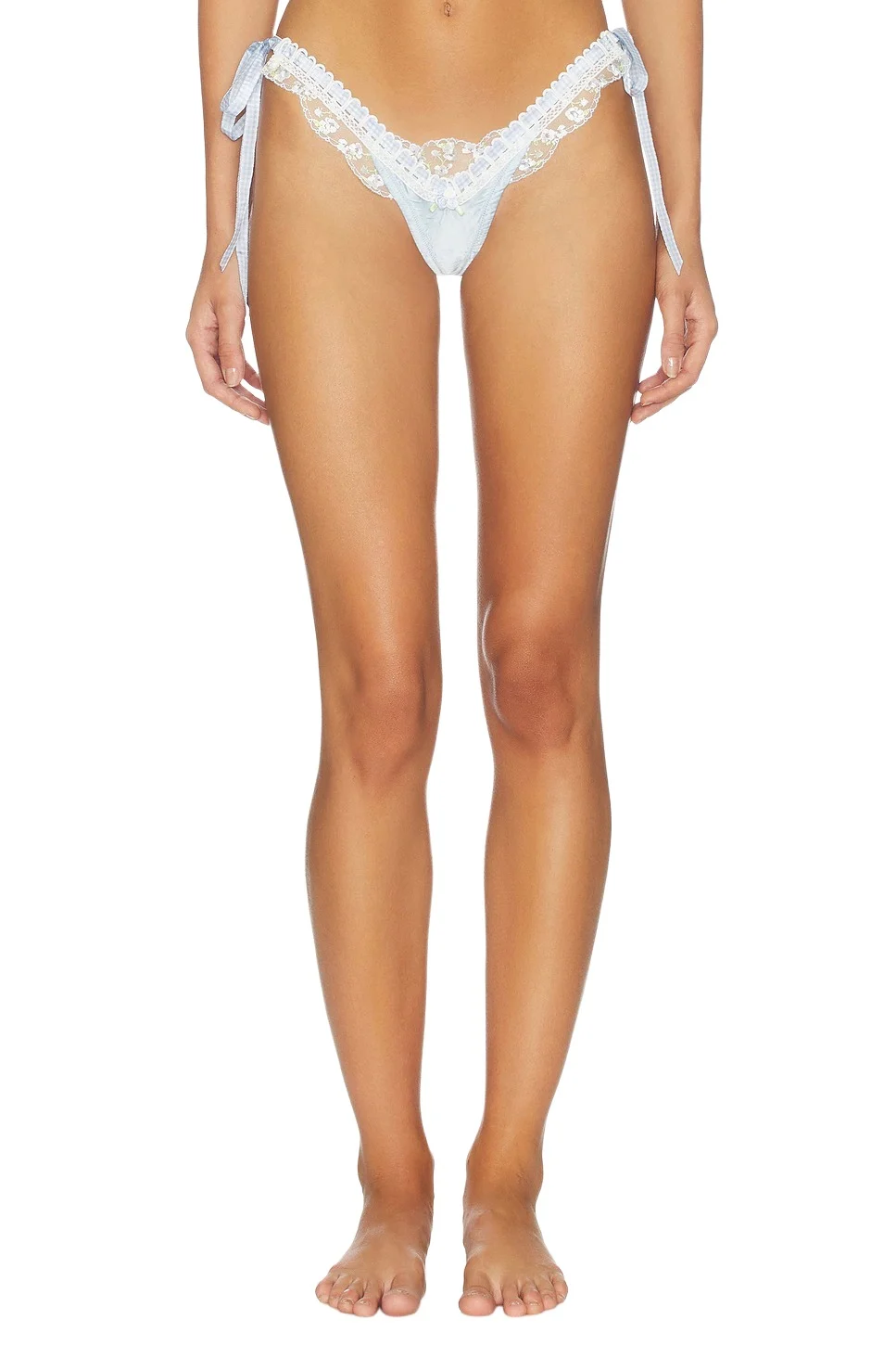 For Love & Lemons Pinkaboo Thong Panty