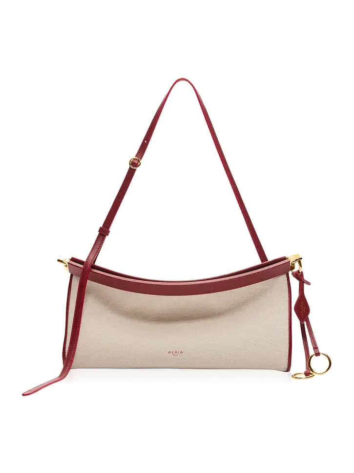 Alaïa Le Click E/W Leather-Trimmed Bag