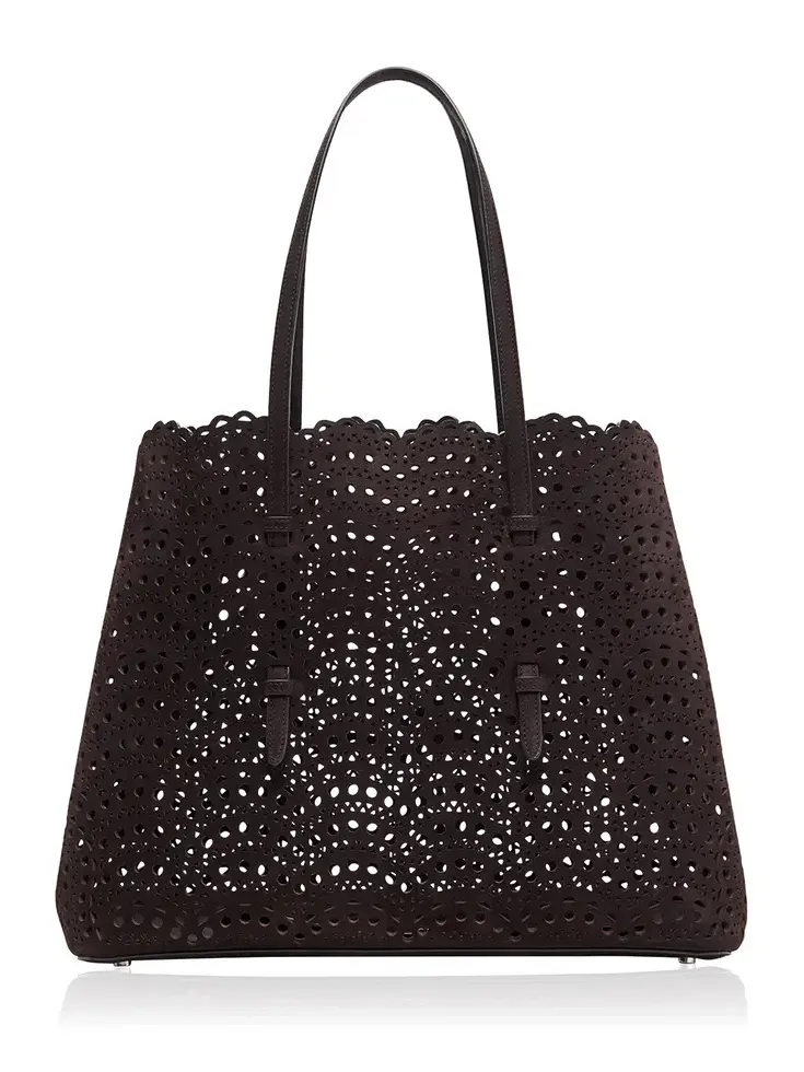 Mina 37 Nubuck Leather Shoulder Bag Mina 37 Nubuck Leather Shoulder Bag