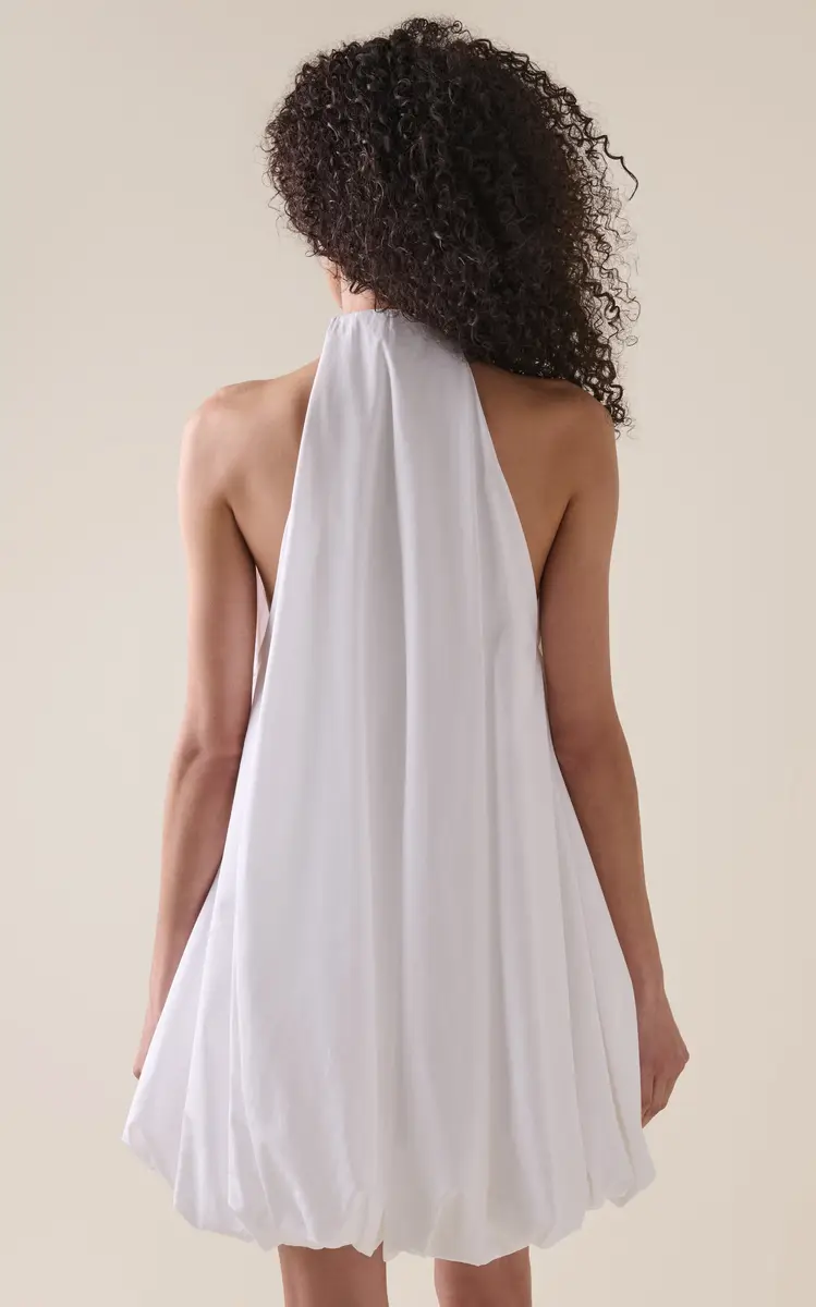 Alaïa Balloon Cotton-Poplin Mini Dress | Thumbnail 4 Alaïa Balloon Cotton-Poplin Mini Dress | Thumbnail 4