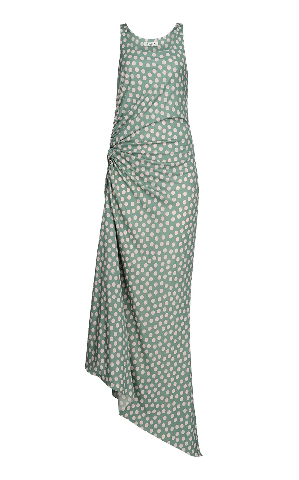 ALAÏA Gathered Jersey Maxi Dress