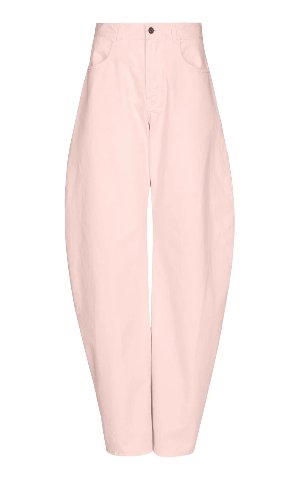 ALAÏA Round Mid-Rise Barrel-Leg Jeans