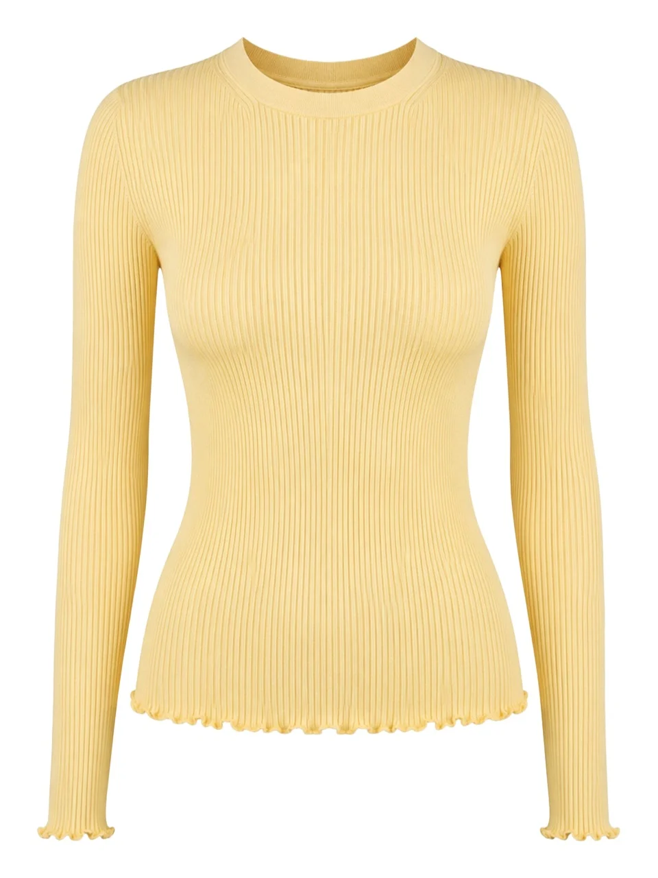 Ribbed Knit Silk Top Ribbed Knit Silk Top