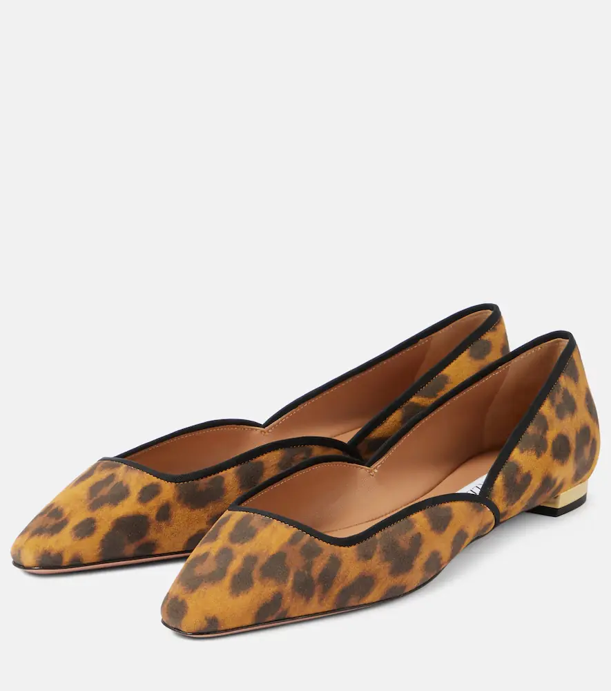 Aquazzura Maia Flay leather ballet flats | Thumbnail 2