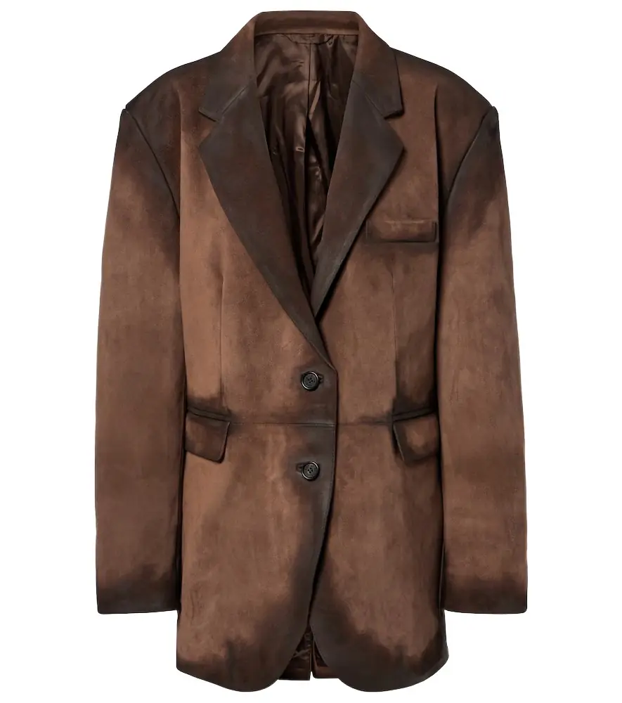 Acne Studios Suede blazer | Image 1 Acne Studios Suede blazer | Image 1