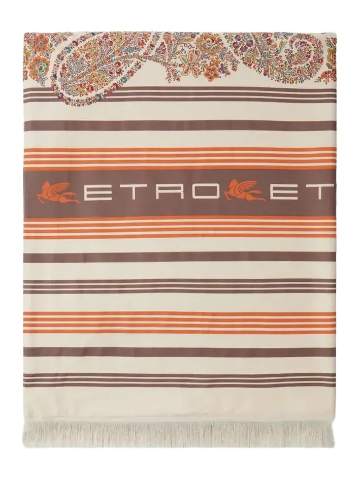 Etro Ischia paisley cotton beach towel