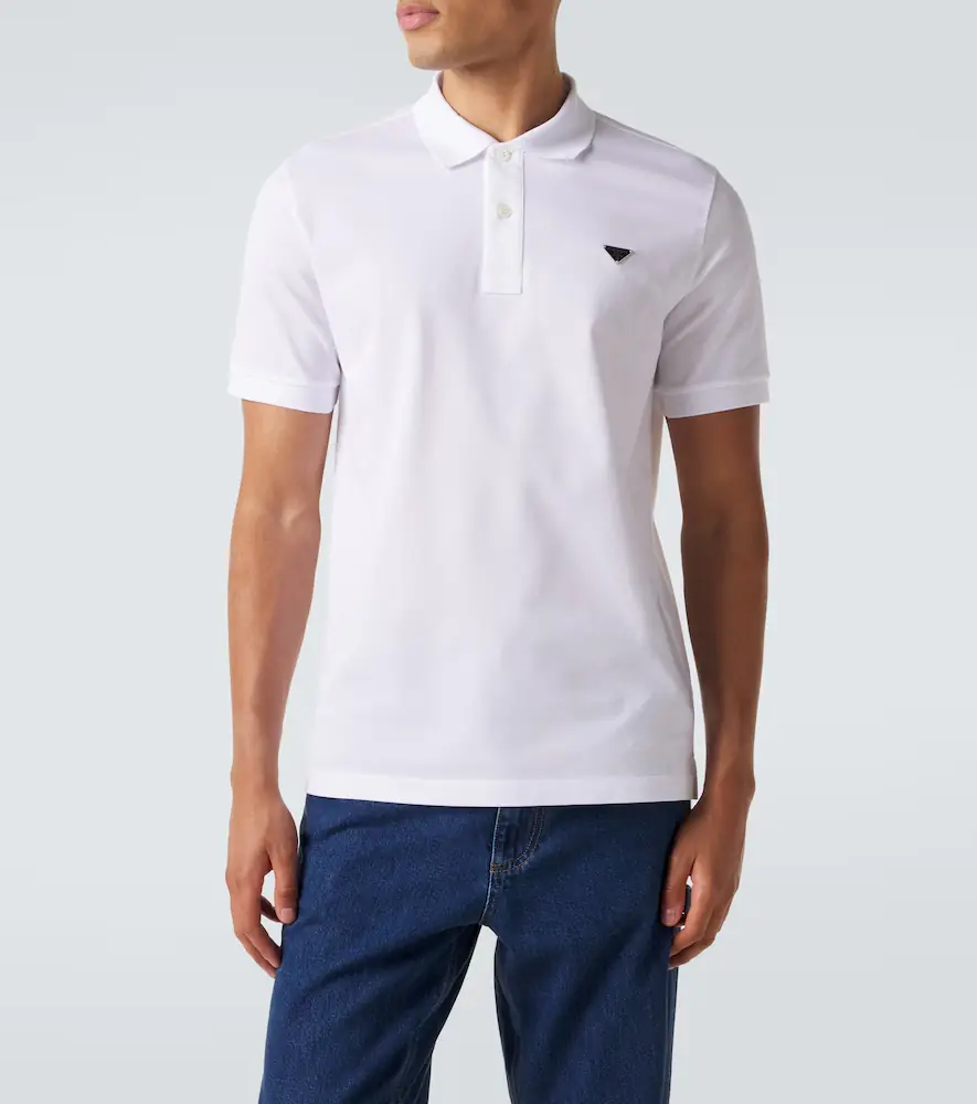 Prada Cotton piqué polo shirt | Thumbnail 5 Prada Cotton piqué polo shirt | Thumbnail 5