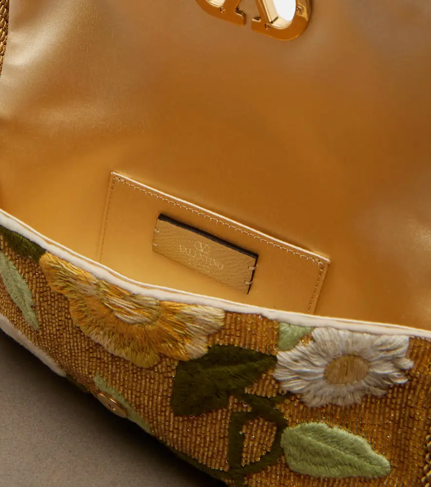 Valentino Garavani DeVain Small beaded floral shoulder bag | Thumbnail 4 Valentino Garavani DeVain Small beaded floral shoulder bag | Thumbnail 4