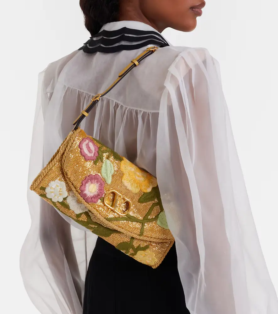 Valentino Garavani DeVain Small beaded floral shoulder bag | Thumbnail 5 Valentino Garavani DeVain Small beaded floral shoulder bag | Thumbnail 5