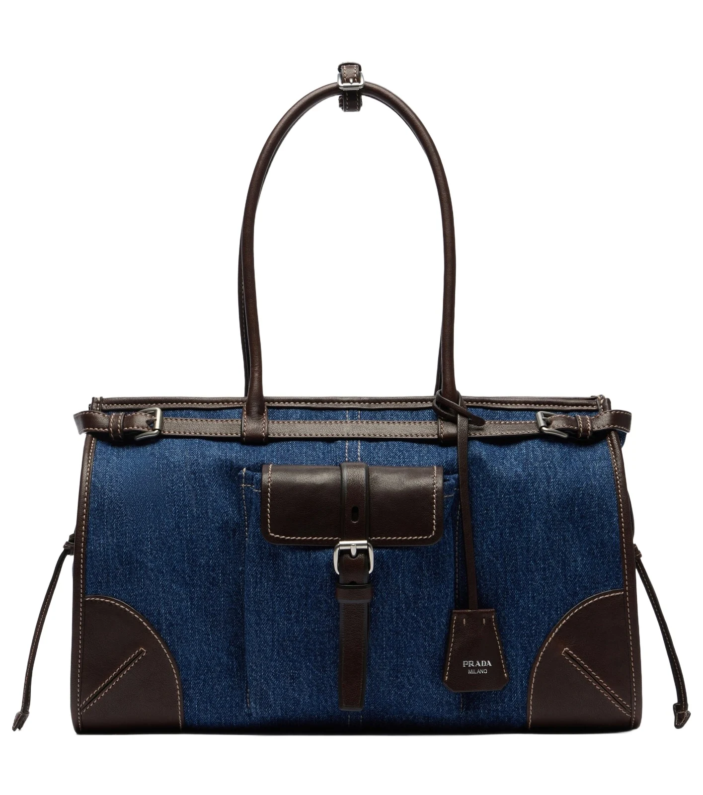 Bonnie Large denim shoulder bag