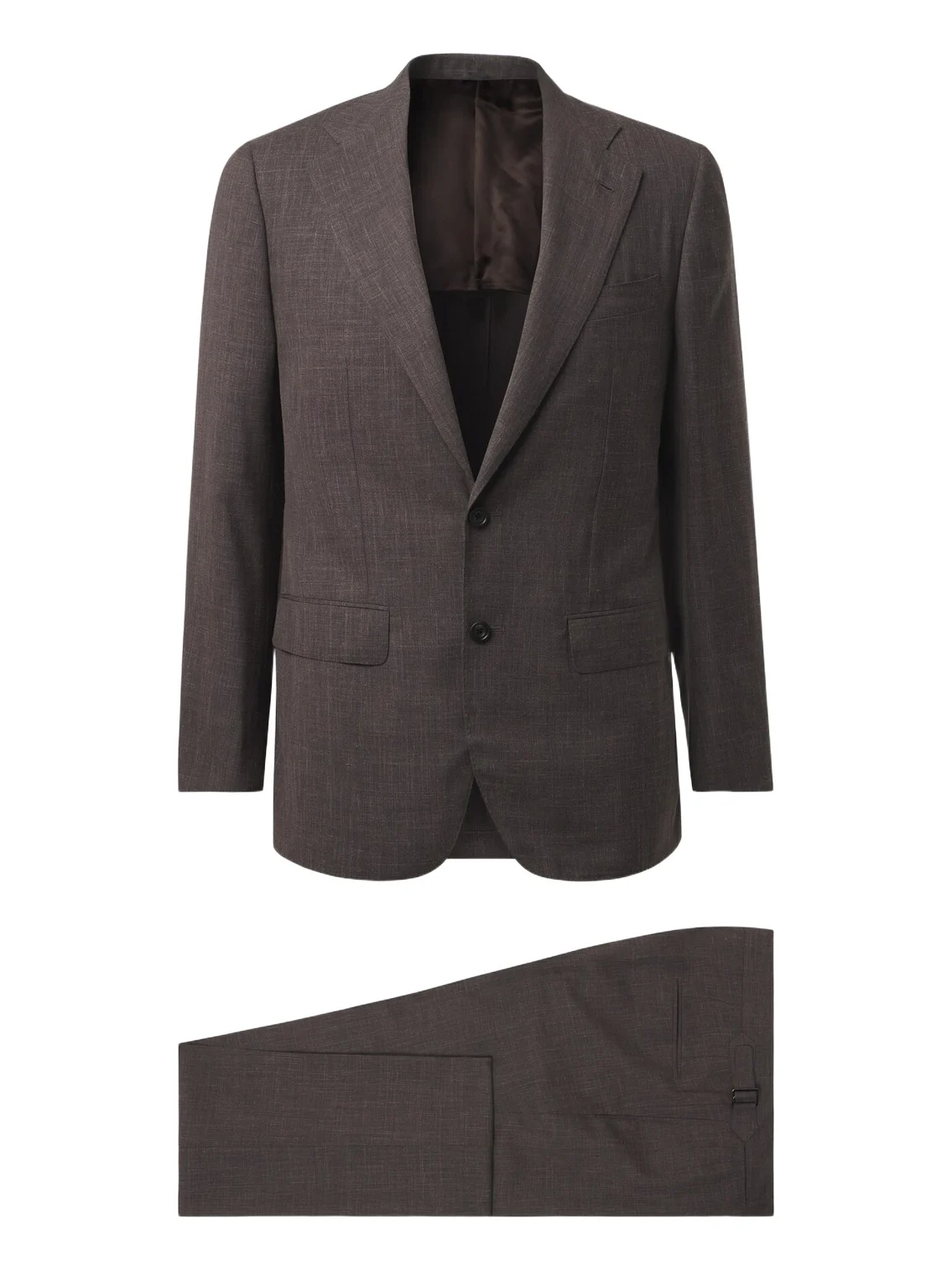Wool, silk, and linen suit