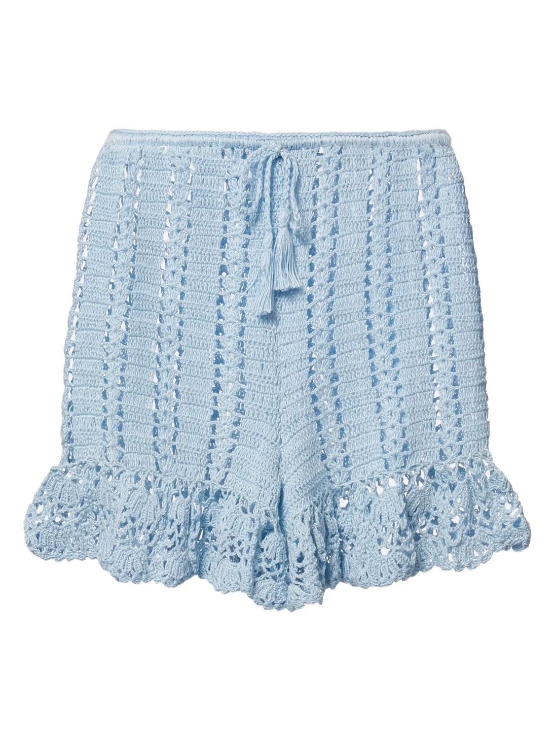 Anna Kosturova Crochet cotton shorts
