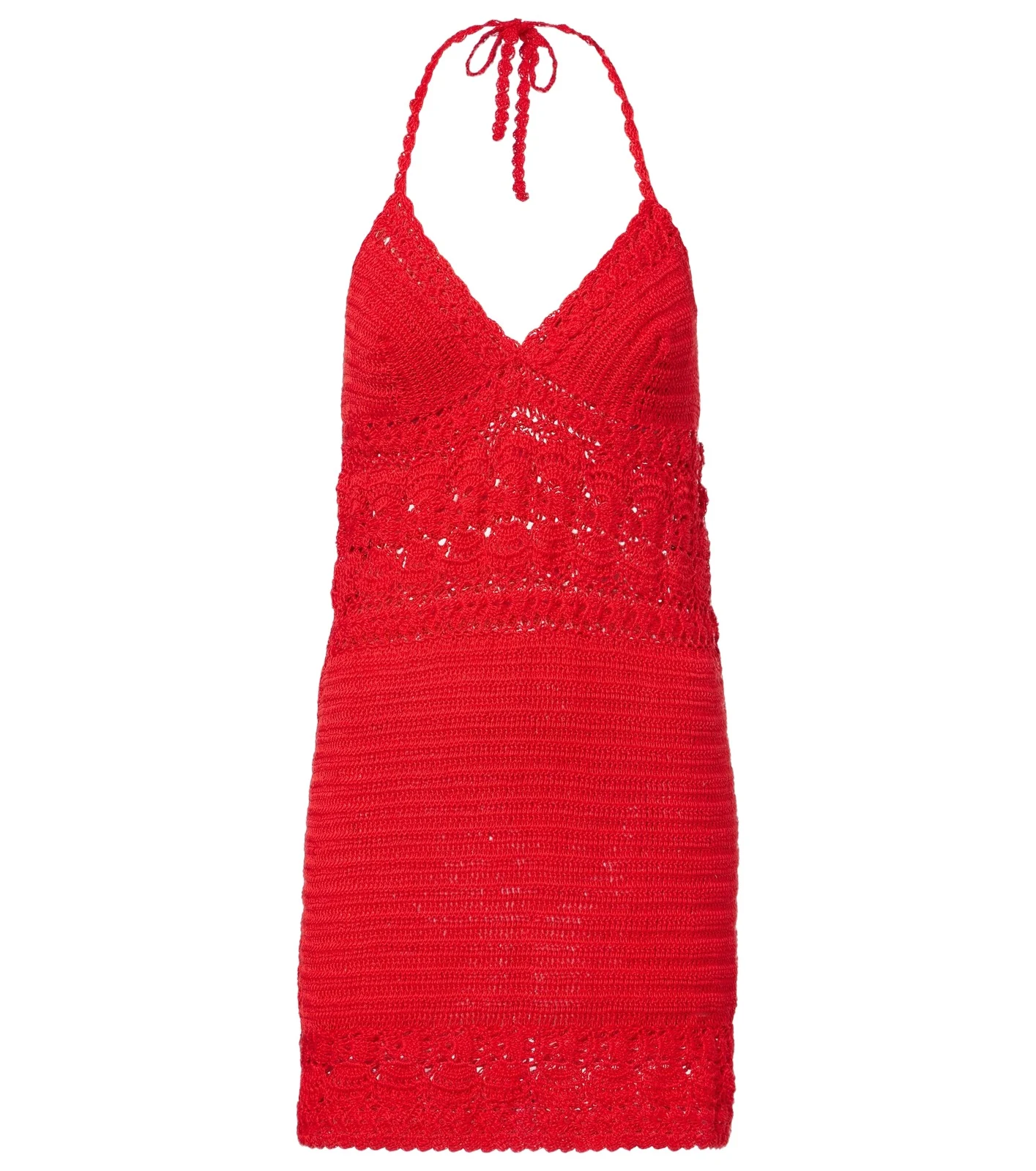 Filigree crochet cotton minidress Filigree crochet cotton minidress