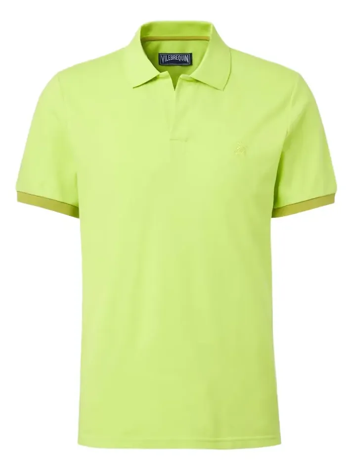 Cotton piqué polo shirt