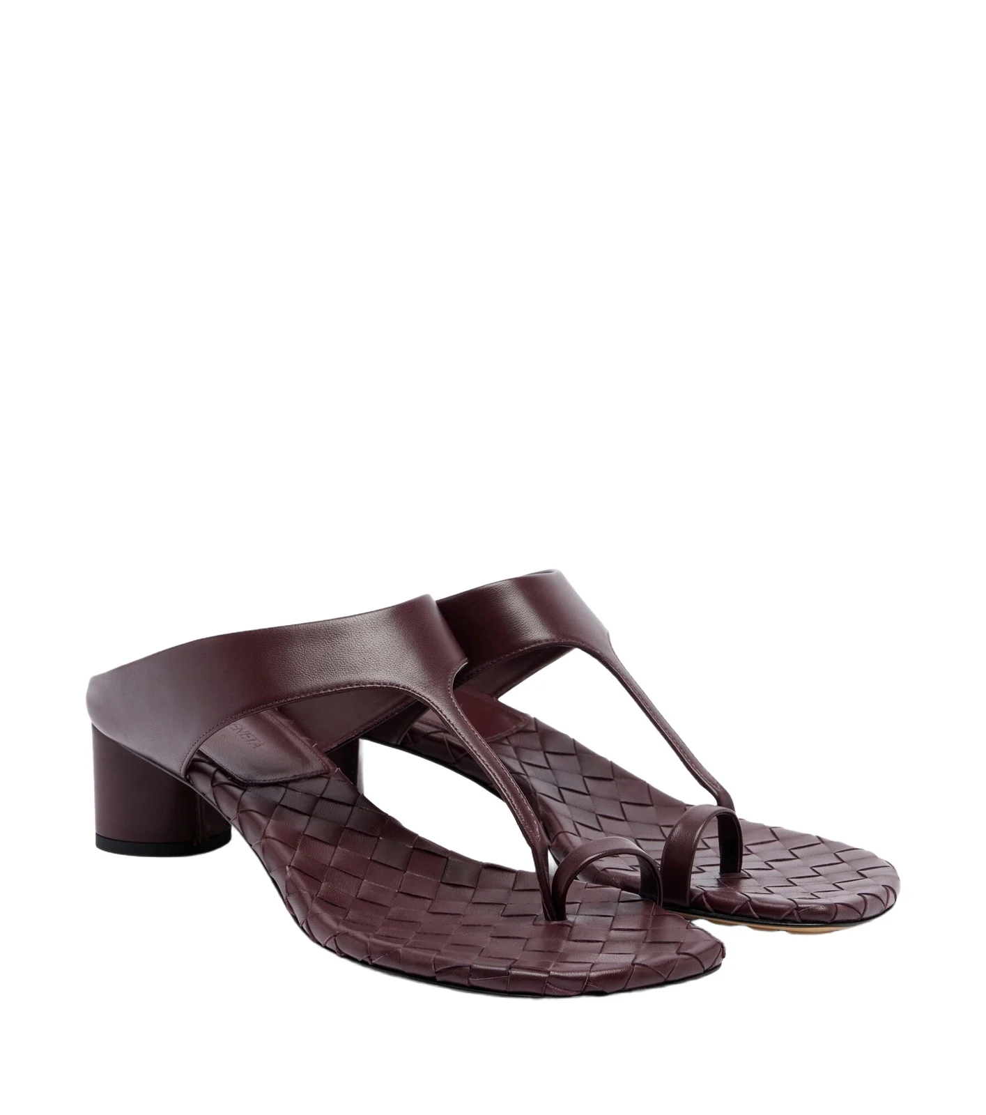 Livia Intrecciato leather thong sandals Livia Intrecciato leather thong sandals