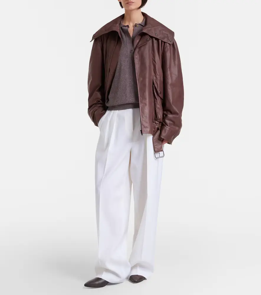 Calvin Klein Collection Helga silk polo sweater | Thumbnail 4 Calvin Klein Collection Helga silk polo sweater | Thumbnail 4
