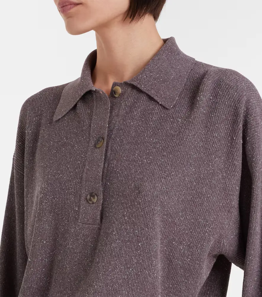 Calvin Klein Collection Helga silk polo sweater | Thumbnail 5 Calvin Klein Collection Helga silk polo sweater | Thumbnail 5