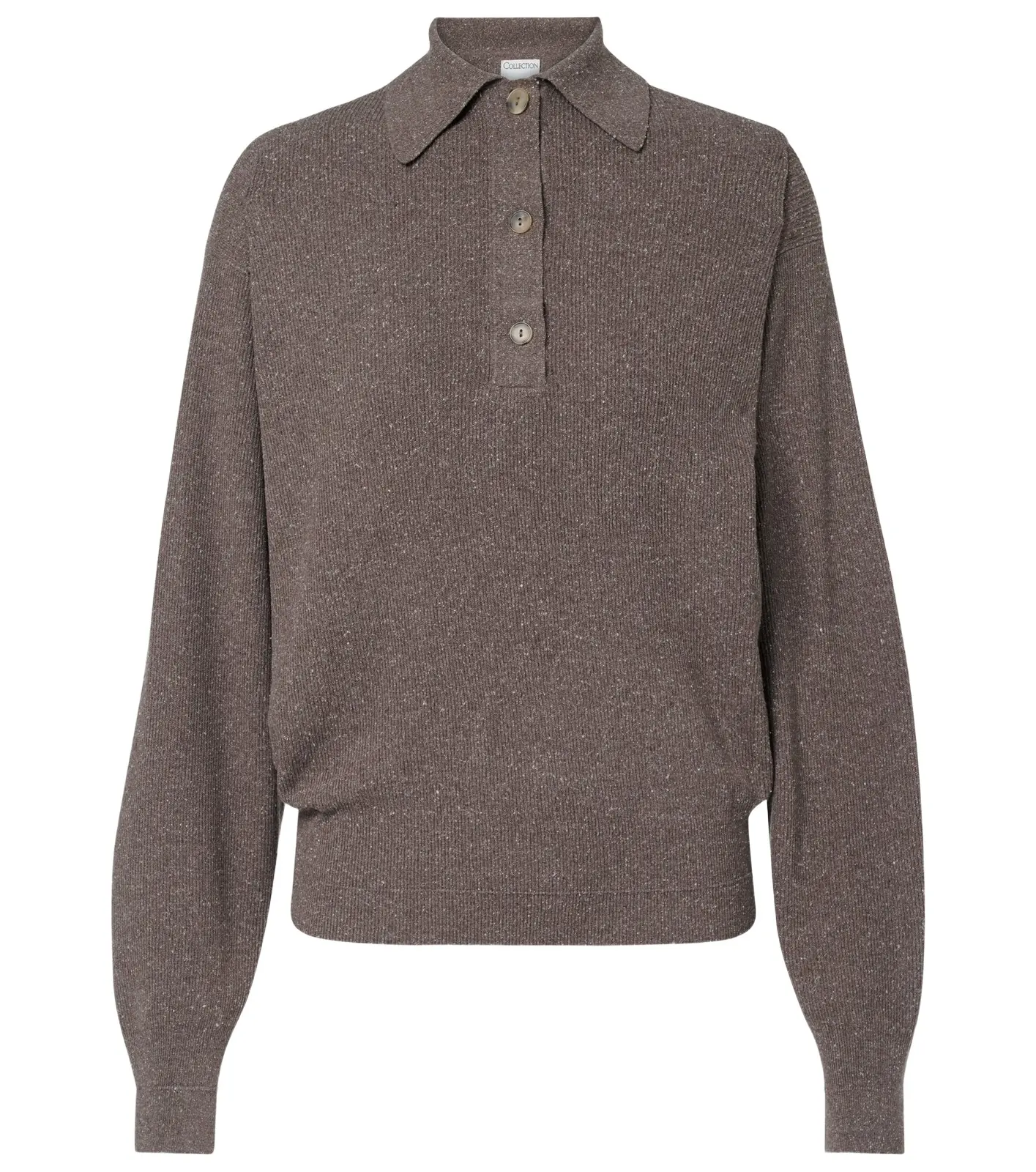 Calvin Klein Collection Helga silk polo sweater
